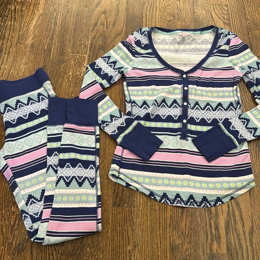 Victoria’s Secret thermal pajama set
